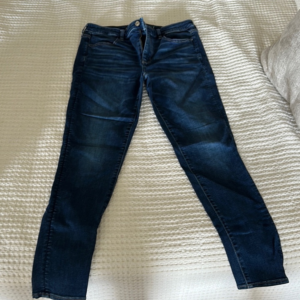 American Eagle Outfitters Dark Blue Skinny Jeggings